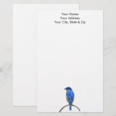 Blauwvogel Briefpapier (Voorkant / Achterkant)
