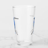 Blauwvogel Glas (Rechts)