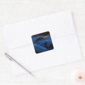 Blauwvogel K7 Vierkante Sticker (Envelop)