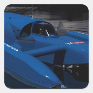 Blauwvogel K7 Vierkante Sticker