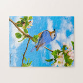 "Blauwvogel" Legpuzzel (Horizontaal)