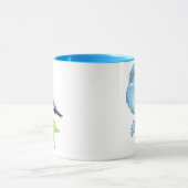 Blauwvogel Oregon Grape Mok (Midden)