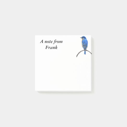 Blauwvogel Post-it® Notes (Voorkant)