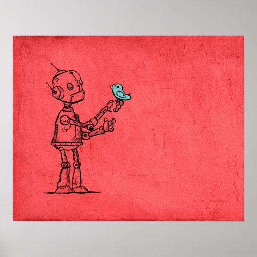 Blauwvogel Poster (Voorkant)