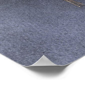 Blauwvogel Poster afdrukken (Hoek)