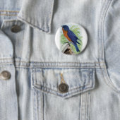 Blauwvogel Ronde Button 5,7 Cm (In situ)