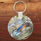 Blauwvogel Sleutelhanger (Voorkant)