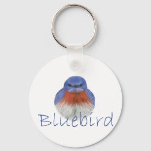 blauwvogel-sleutelhanger sleutelhanger