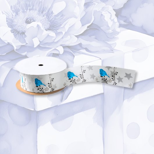 Blauwvogel van geluk lint