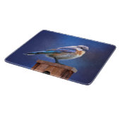 Blauwvogel (Vrouw) Schilderen - Oorspronkelijke vo Snijplank (Hoek)