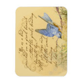 blauwvogelgedicht magneet (Verticaal)
