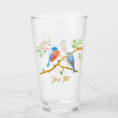 Blauwvogels Glas (Achterkant)
