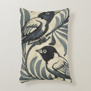 Blauwvogels (m/v op papier) accent kussen