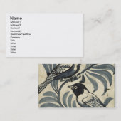 Blauwvogels (m/v op papier) visitekaartje (Voorkant / Achterkant)