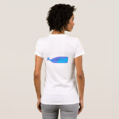 Blauwwalvispeul T-shirt (Achterkant volledig)