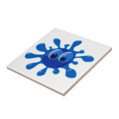 Blauwwaterspattegel Tegeltje (Zijkant)