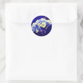 Blauwwaterventilator Ronde Sticker (Tas)