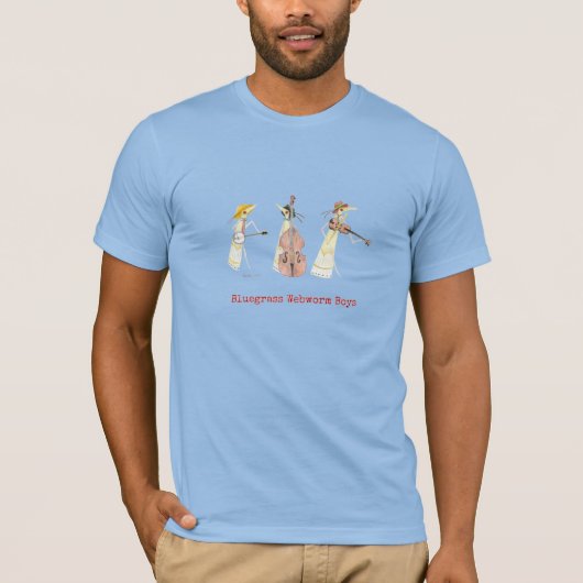 Blauwwormstralen T-shirt (Voorkant)