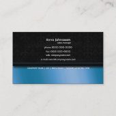 Blauwzijdig Visitekaartje (Achterkant)