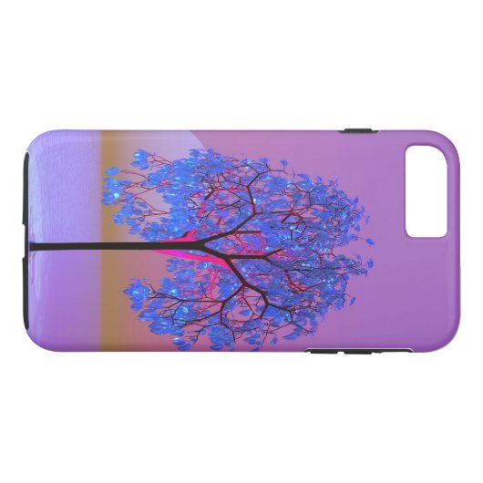 Blauwzon Case-Mate iPhone Case (Achterkant (Horizontaal))