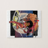 blaxploitation afro spion legpuzzel (Horizontaal)