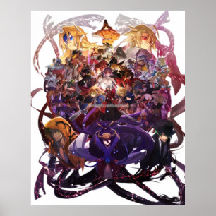 Blazblue Alle tekens Poster
