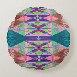 Blaze C / M op een kussenronde Rond Kussen