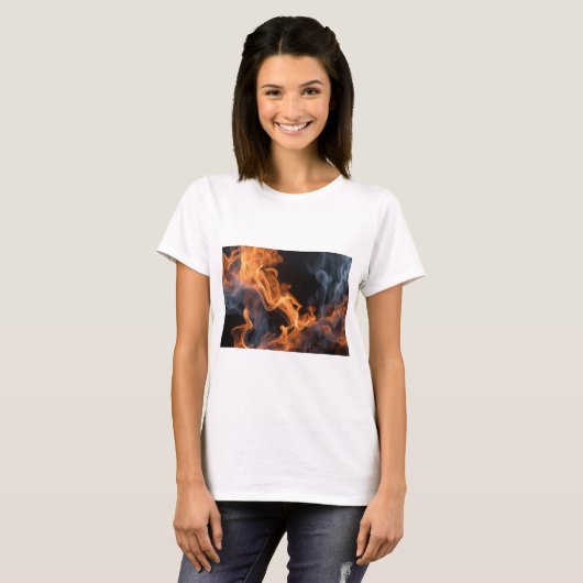"Blaze Threads: Ignite Your Style" T-shirt (Voorkant volledig)