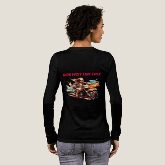 Blaze Your Path Tri-Blend Shirt (Achterkant)