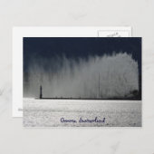 blazen in de wind briefkaart (Voorkant / Achterkant)