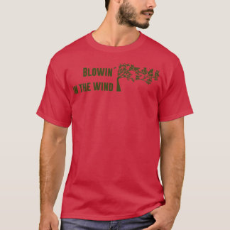 Blazen in de wind groen t-shirt