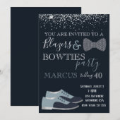 Blazers & bowties Partij Mannen 40, 50 jaar Kaart (Voorkant / Achterkant)