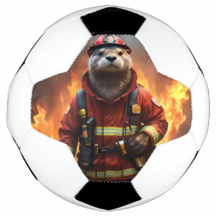 **"Blazing Bravery: The Otter Firefighter"** Voetbal
