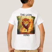 Blazing Courage - Lion in Flames T-shirt (Achterkant)