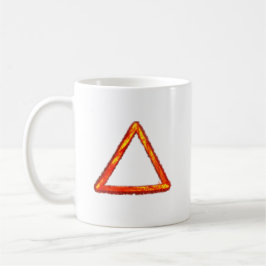 Blazing Fire Element Alchemy Symbool Koffiemok