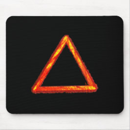 Blazing Fire Element Alchemy Symbool Muismat