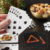 Blazing Fire Element Alchemy Symbool Pokerkaarten (Insitu)