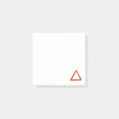 Blazing Fire Element Alchemy Symbool Post-it® Notes (Voorkant)