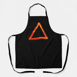 Blazing Fire Element Alchemy Symbool Schort
