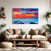 Blazing Horizon Canvas Afdruk