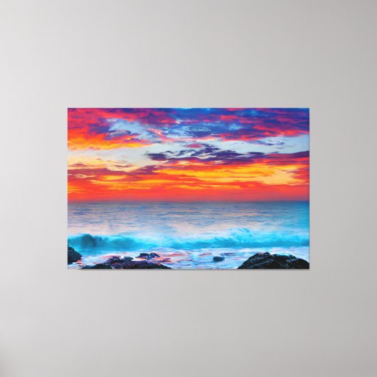 Blazing Horizon Canvas Afdruk (Voorkant)