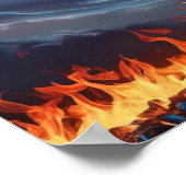 Blazing Phoenix Rise from the Ashes Poster (Hoek)