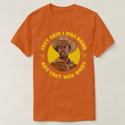 Blazing Saddles Sheriff Bart Hung T-shirt (Design voorkant)