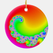 Blazing Sun Keramisch Ornament (Achterkant)