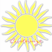 Blazing Sun Thunder_Cove Sticker (Voorkant)