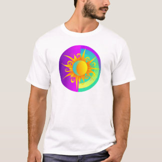 Blazing Sunmoon Paarse T-shirt