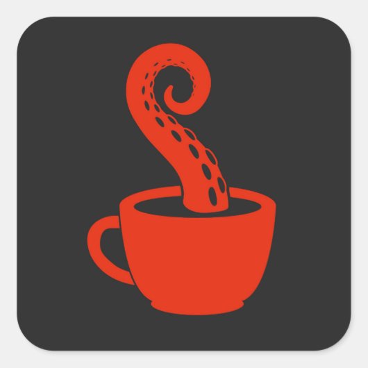 BLC Logo Sticker, zwart Vierkante Sticker (Voorkant)