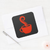 BLC Logo Sticker, zwart Vierkante Sticker (Envelop)