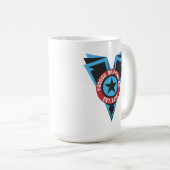 Blck en Blue 16 oz. Koffiemok (Voorkant rechts)