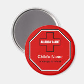 Blé Allergie Médicale Allergé Alerte Std Magnet (Recto/Verso)